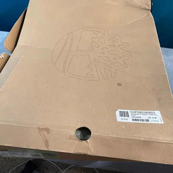 14” Timberland Women's Lace Up High Boots, 9.5 Wheat Nubuck, Construction - Picture 9 of 10